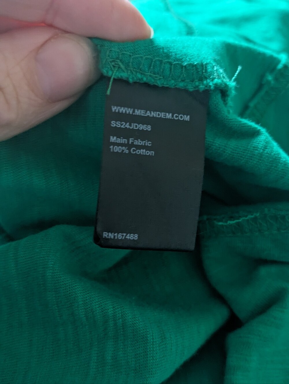 Green ME+EM Swing Dress With Pockets 100% Cotton - Picture 5 of 7